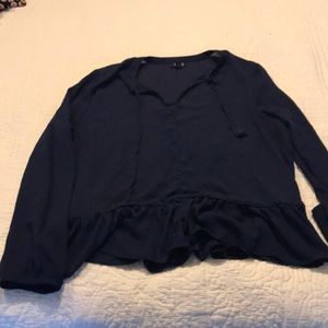 Navy Blouse